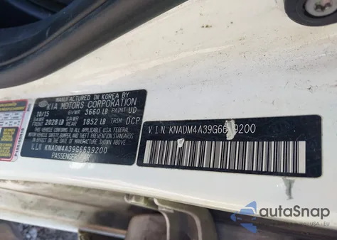 2016 Kia Rio Lx z USA, uszkodzony, nr VIN KNADM4A39G6639200